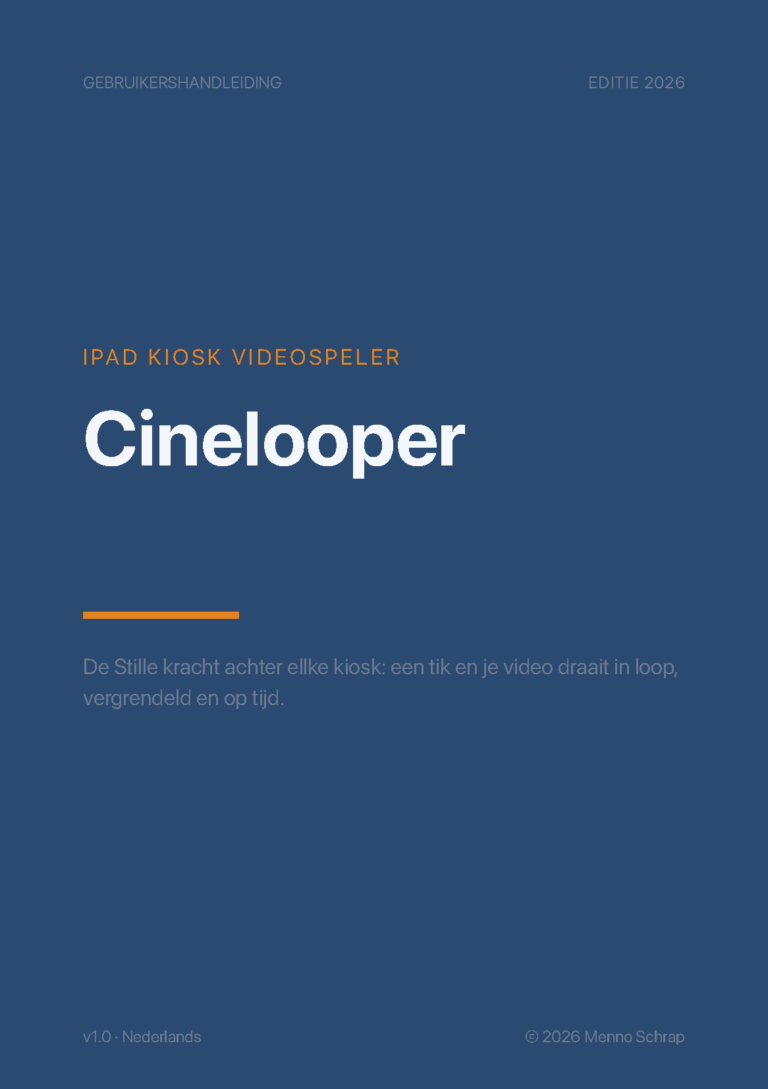 CineLooper Handleiding